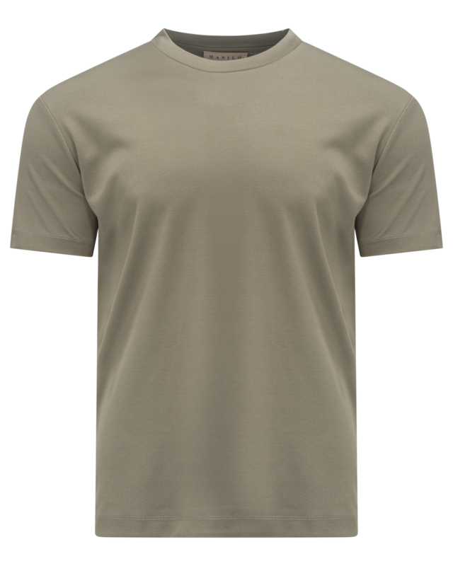 Double Mercerized Glans T-shirt - Light Green