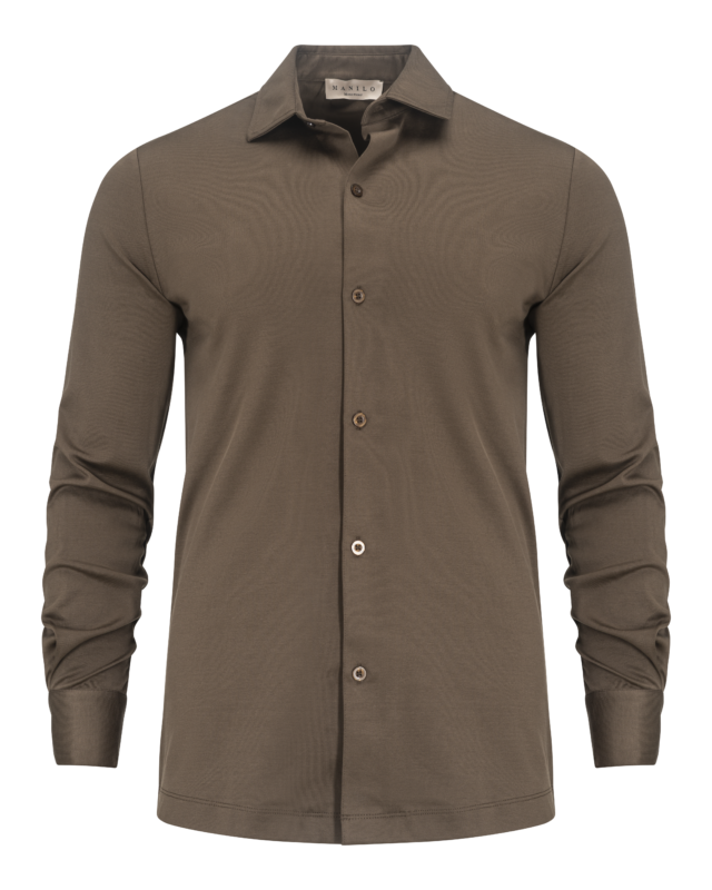 Premium Manilo Double Mercerized Blouse - Choco