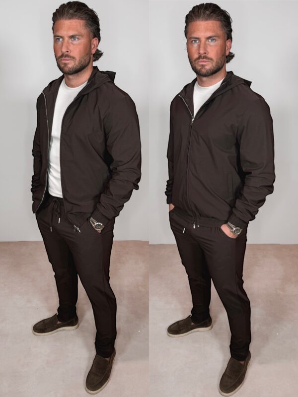 Manilo Hoody Tech suit - Choco