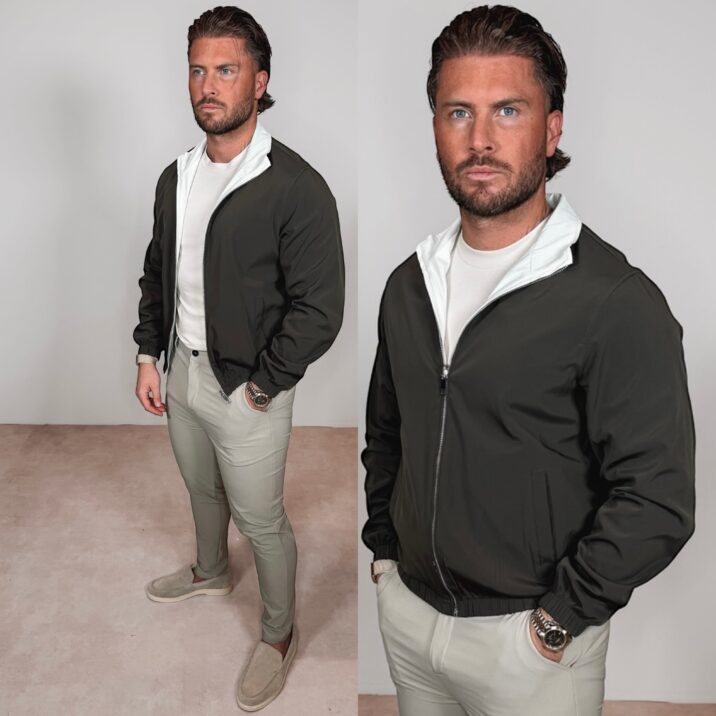 The New Reversible jacket - Choco/Beige