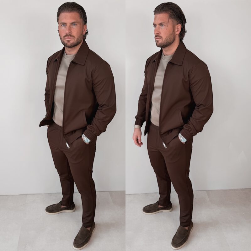 Premium Manilo Tech Suit - Choco