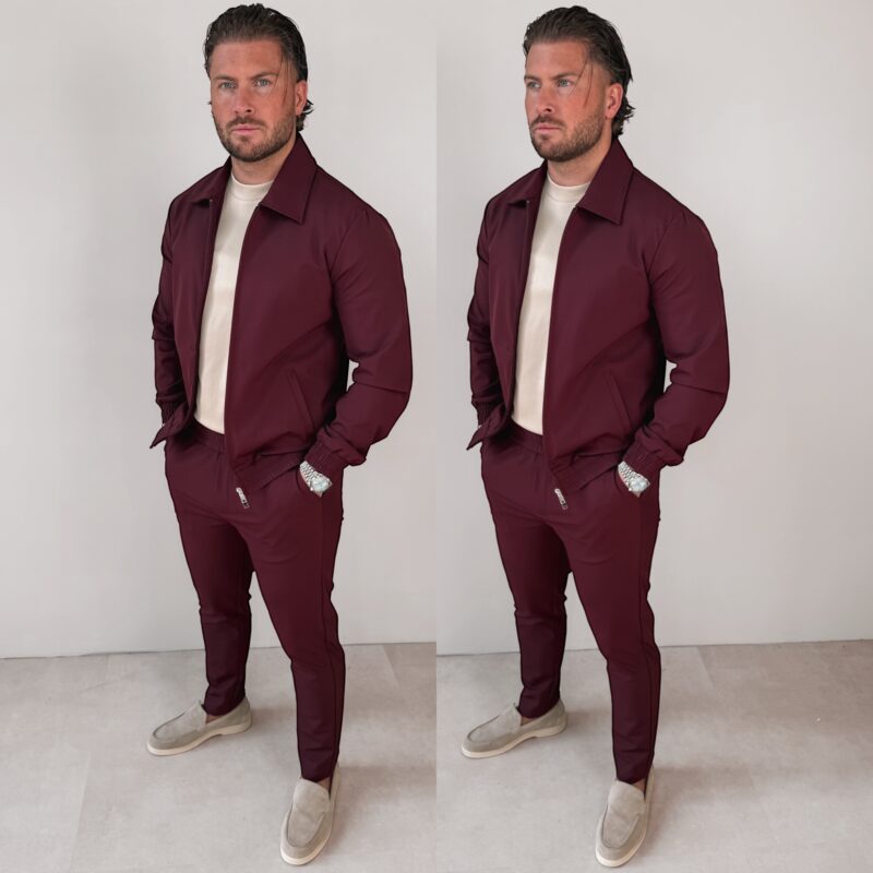 Premium Manilo Tech Suit - Bordeaux
