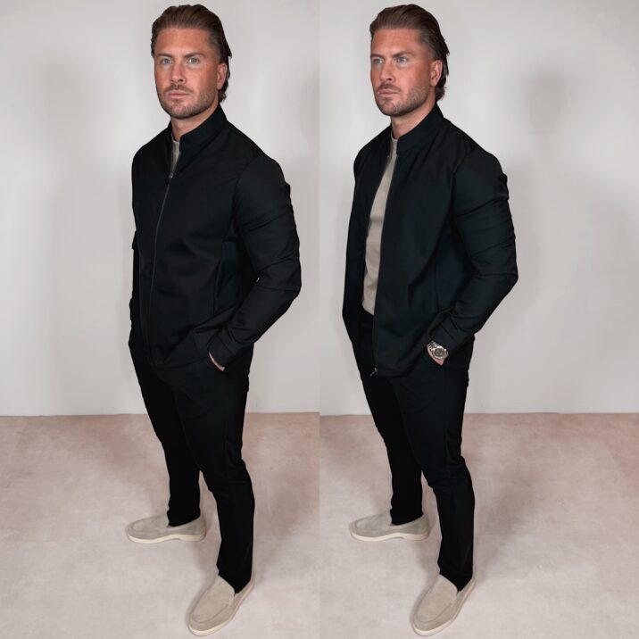 Premium Manilo Tech Suit Classic- Black