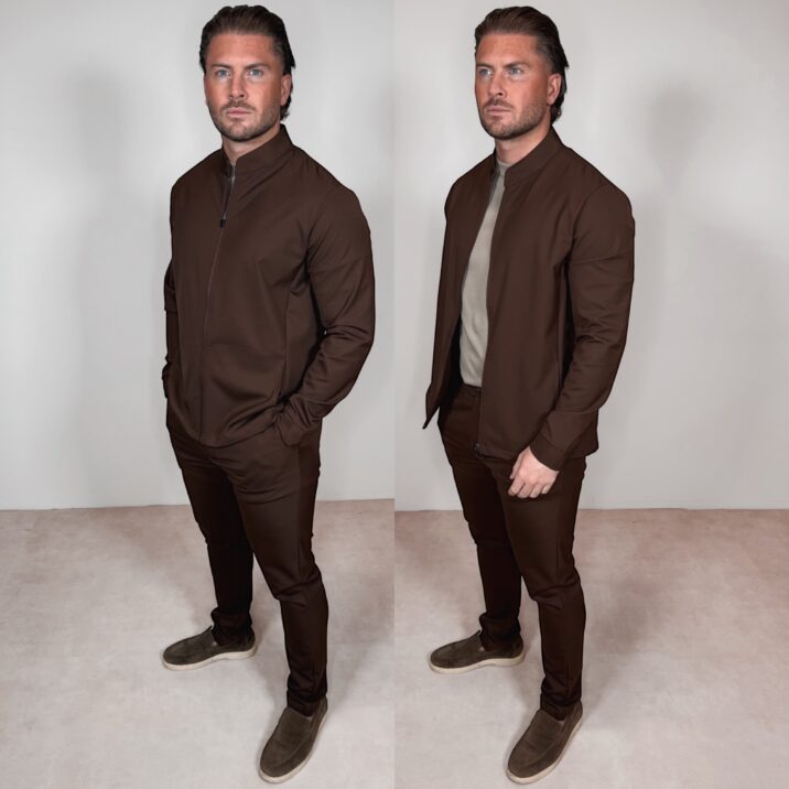 Premium Manilo Tech Suit Classic- Choco