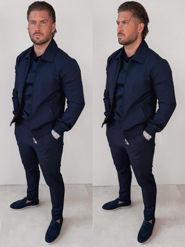 Premium Manilo Tech Suit - Navy