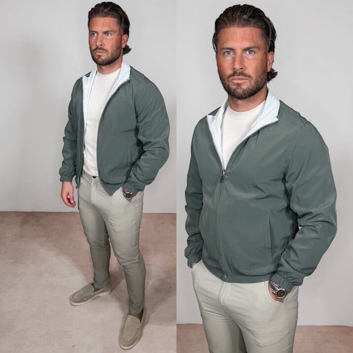 The New Reversible jacket - Khaki/Beige