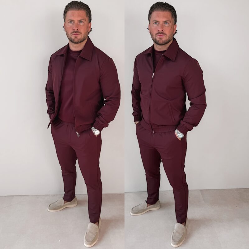 Premium Manilo Tech Suit - Bordeaux