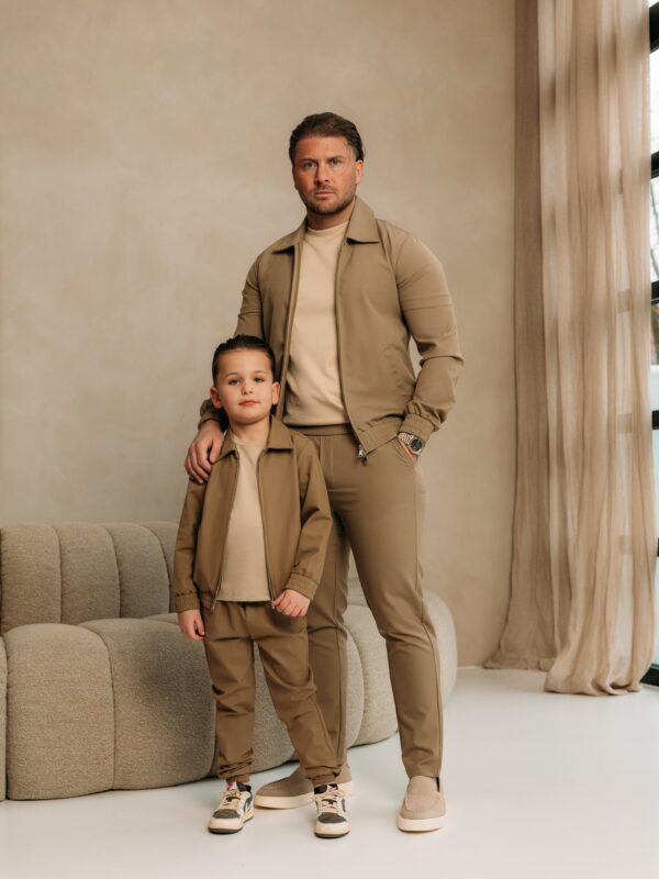 Manilo Kids - Premium Tech Suit - taupe