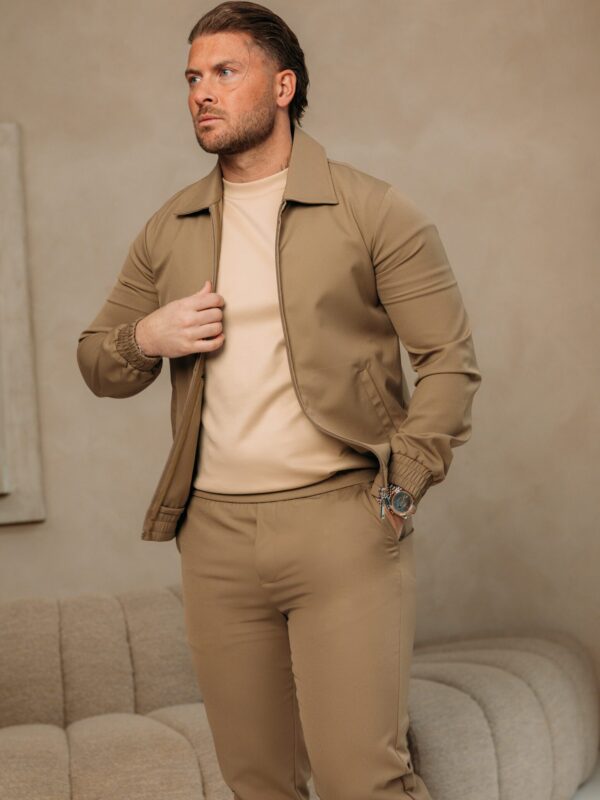 Premium Manilo Tech Suit - Taupe