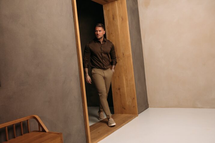 Premium Manilo Double Mercerized Blouse - Choco