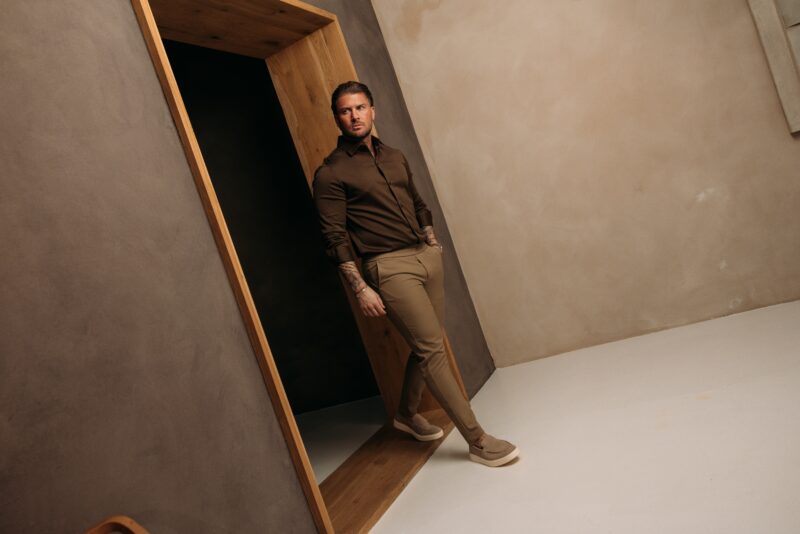 Premium Manilo Double Mercerized Blouse - Choco