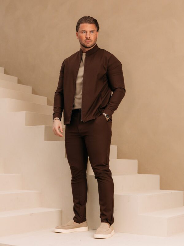 Classic Premium Manilo Tech Suit - Choco