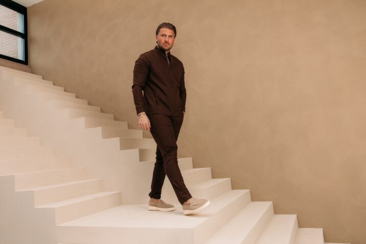 Classic Premium Manilo Tech Suit - Choco