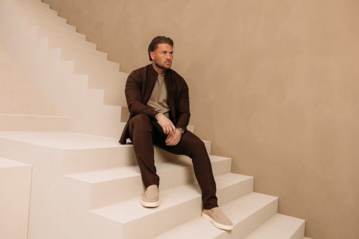 Classic Premium Manilo Tech Suit - Choco