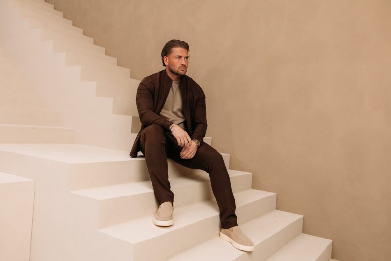 Classic Premium Manilo Tech Suit - Choco