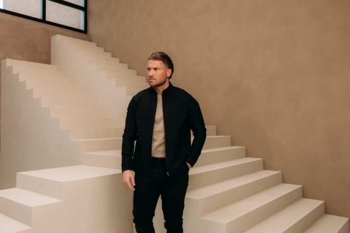 Classic Premium Manilo Tech Suit - Black