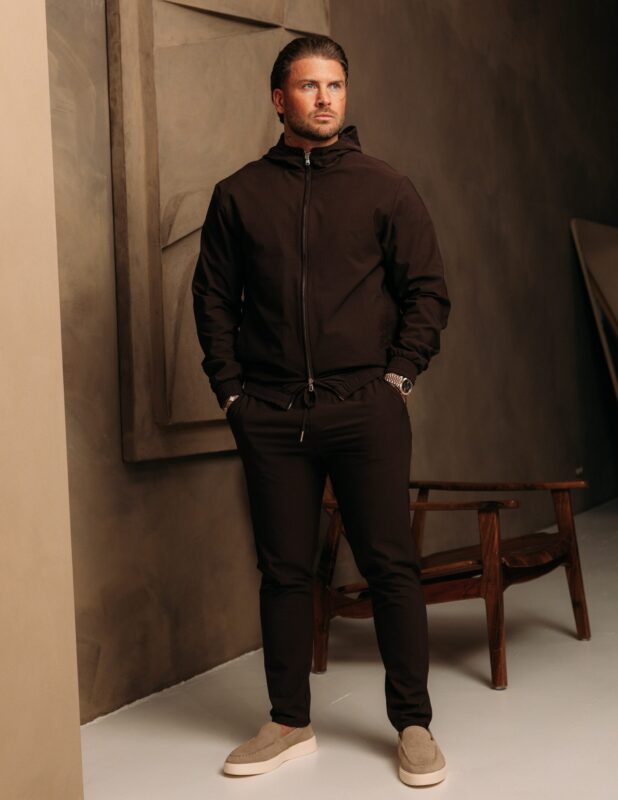 Manilo Hoody Tech suit - Choco