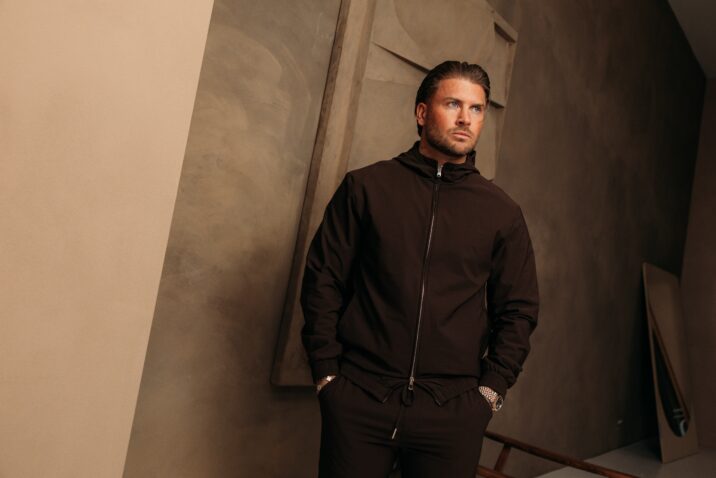 Manilo Hoody Tech suit - Choco