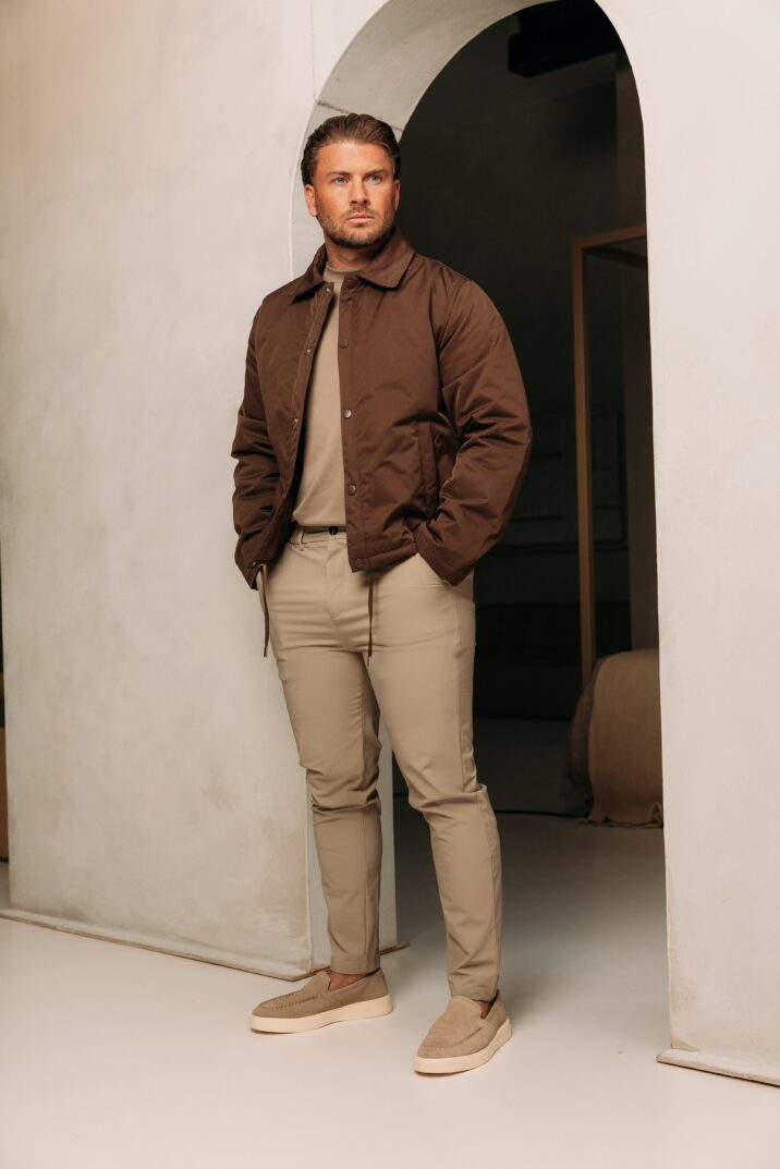 Shine Puffer Jacket - Choco