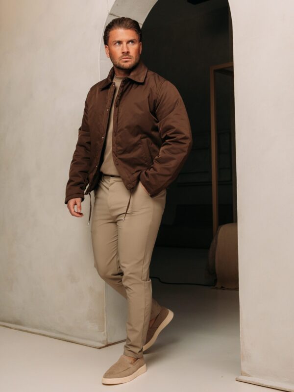 Shine Puffer Jacket - Choco