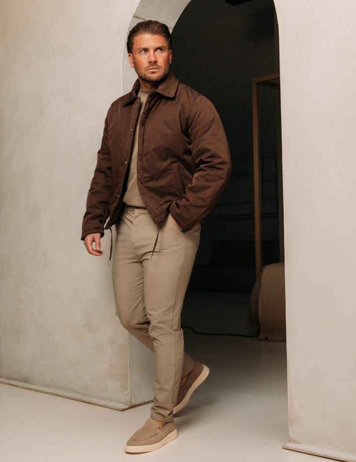 Shine Puffer Jacket - Choco