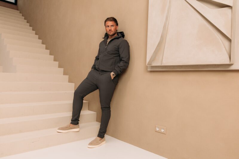 Manilo Hoody Tech suit - Stone