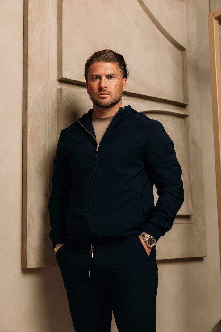 Manilo Hoody Tech suit - Navy