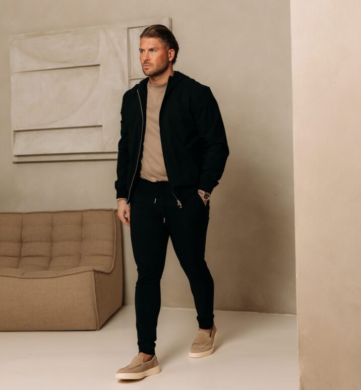 Manilo Hoody Tech suit - Black