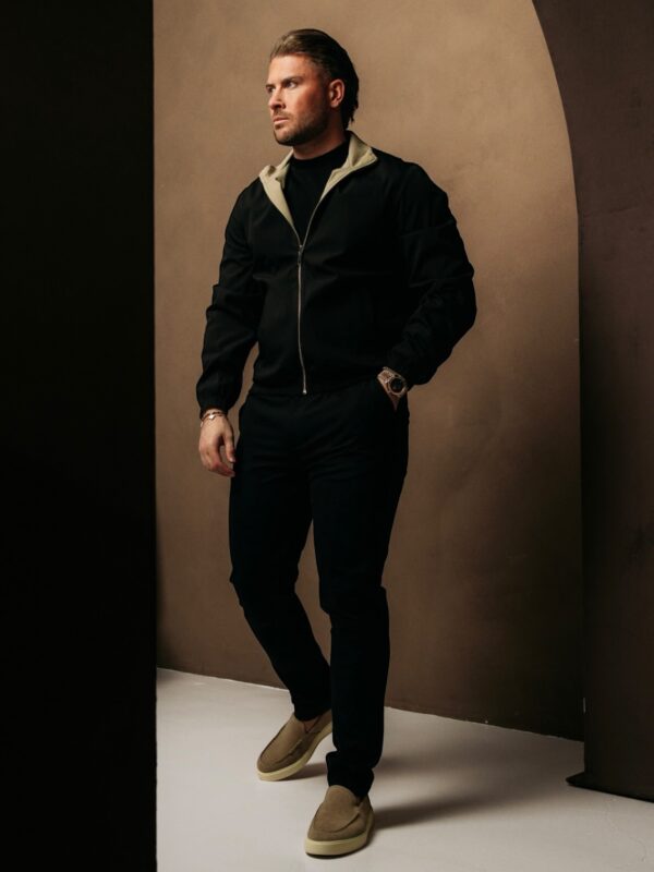 The New Reversible jacket - Black/Beige