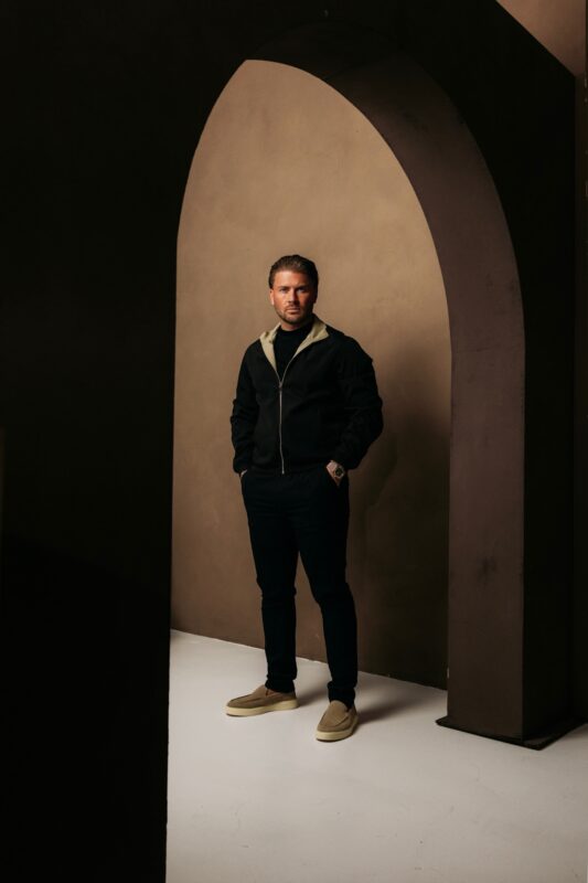 The New Reversible jacket - Black/Beige