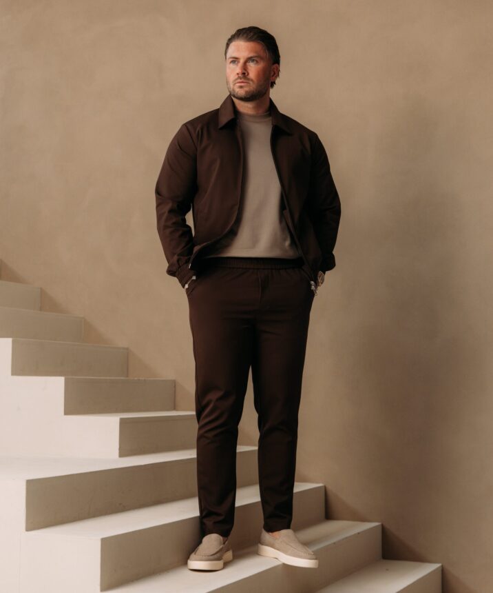 Premium Manilo Tech Suit - Choco