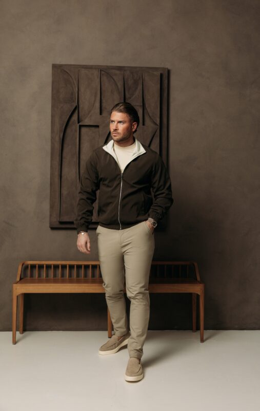 The New Reversible jacket - Choco/Beige