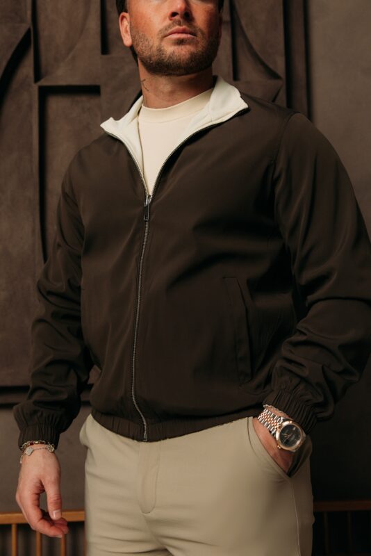 The New Reversible jacket - Choco/Beige