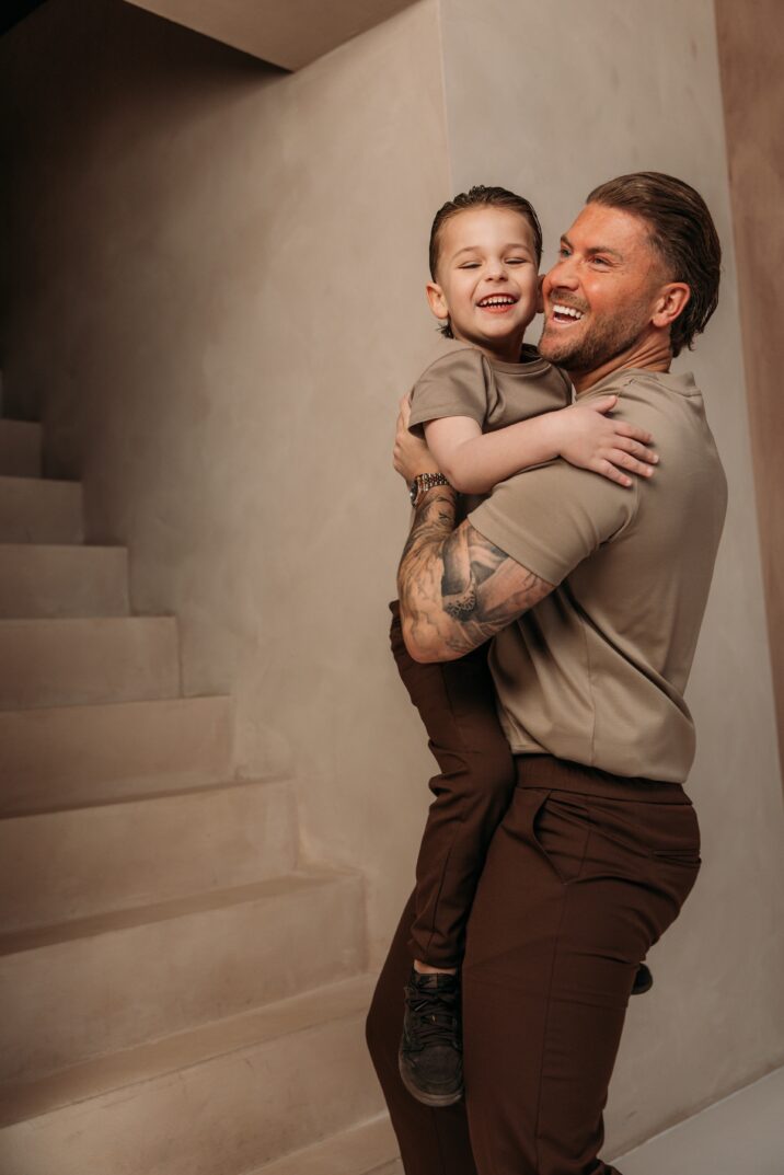 Manilo Kids - Premium Double mercerized T-shirt - Taupe