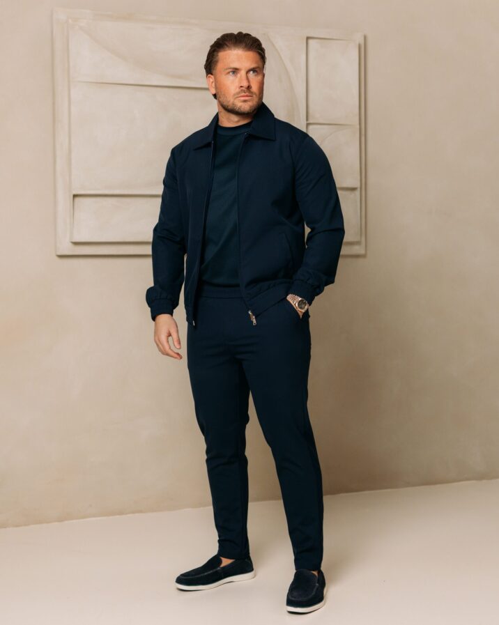 Premium Manilo Tech Suit - Navy