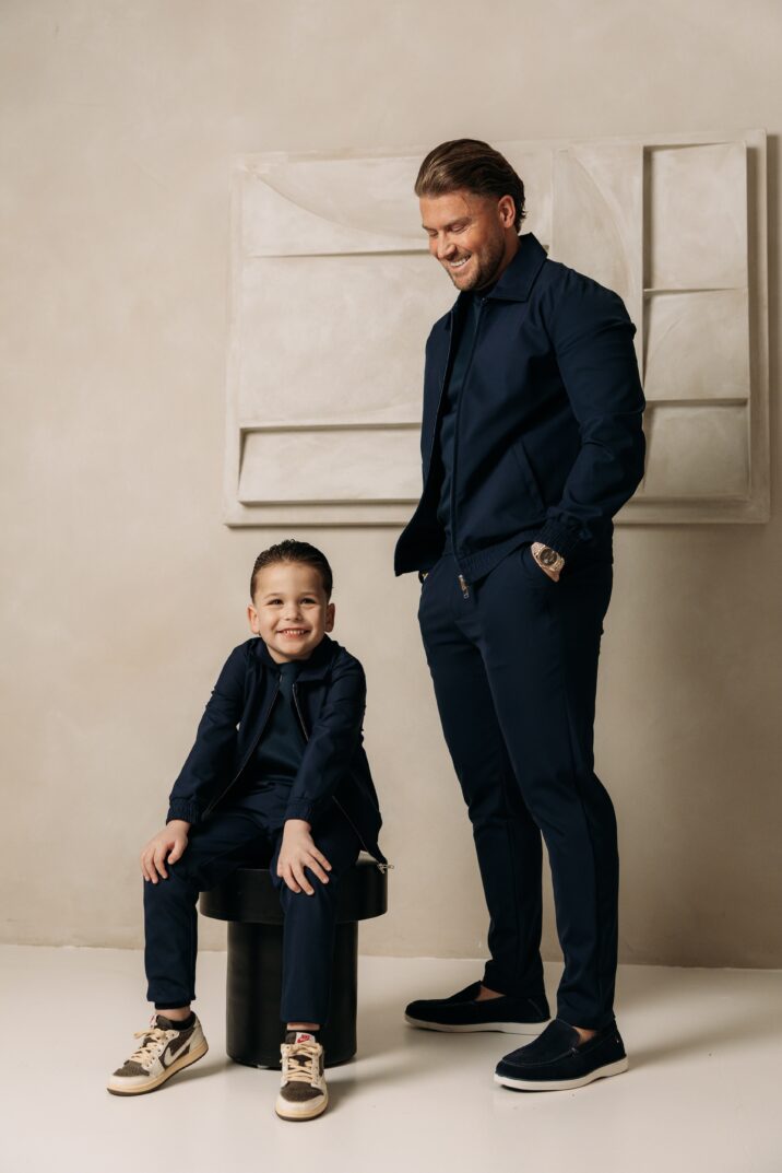 Manilo Kids - Premium Tech Suit - Navy