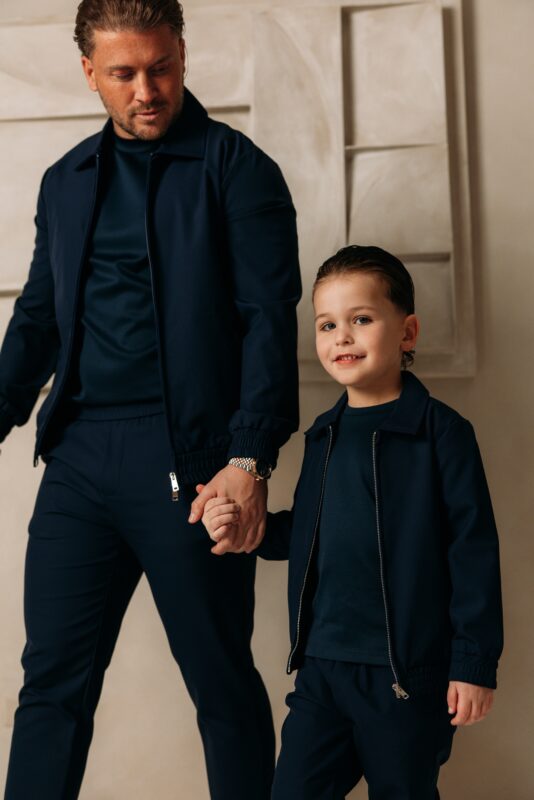 Manilo Kids - Premium Double mercerized T-shirt - Navy