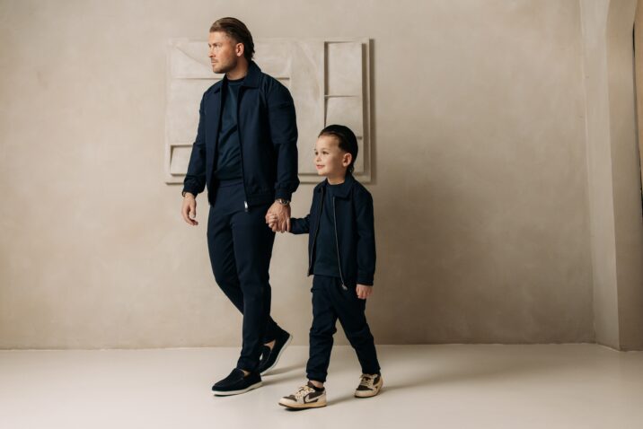 Manilo Kids - Premium Tech Suit - Navy
