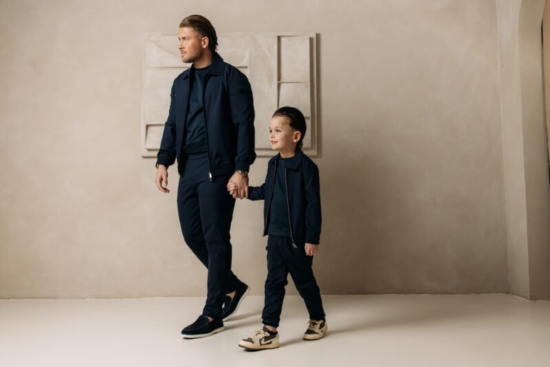 Manilo Kids - Premium Tech Suit - Navy