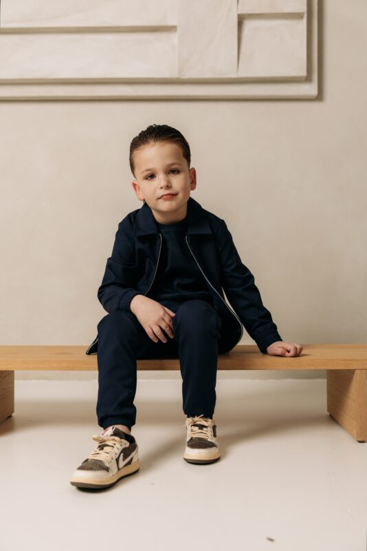 Manilo Kids - Premium Tech Suit - Navy