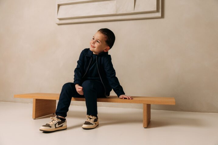 Manilo Kids - Premium Tech Suit - Navy