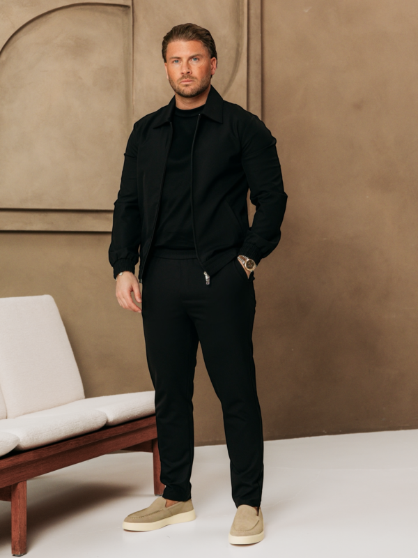 Premium Manilo Tech Suit - Black