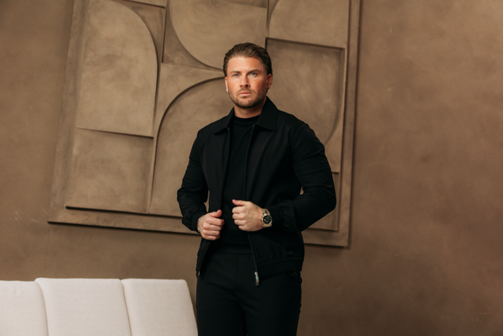 Premium Manilo Tech Suit - Black