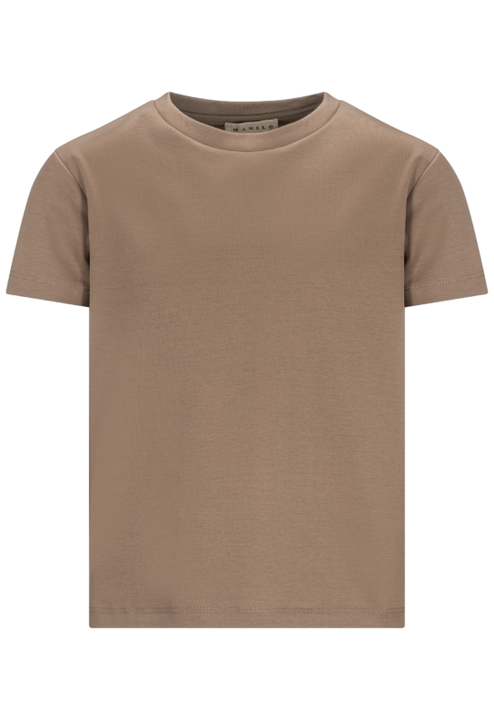 Manilo Kids - Premium Double mercerized T-shirt - Taupe