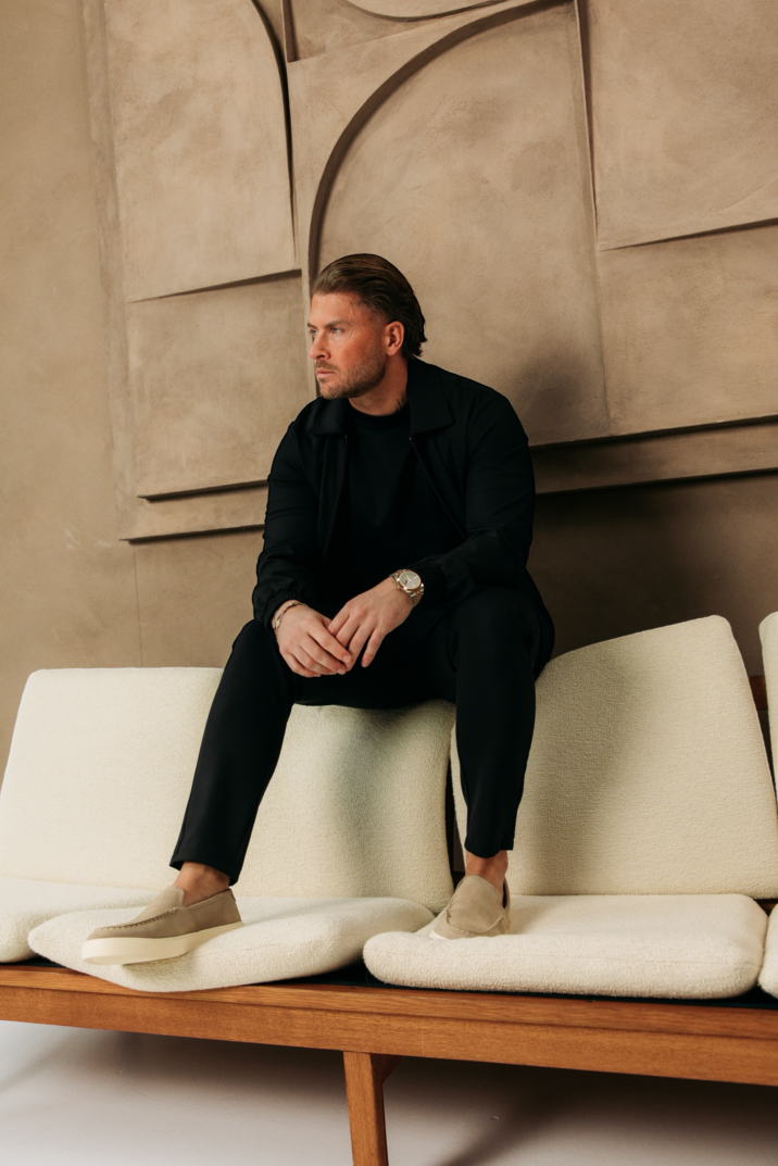 Premium Manilo Tech Suit - Black