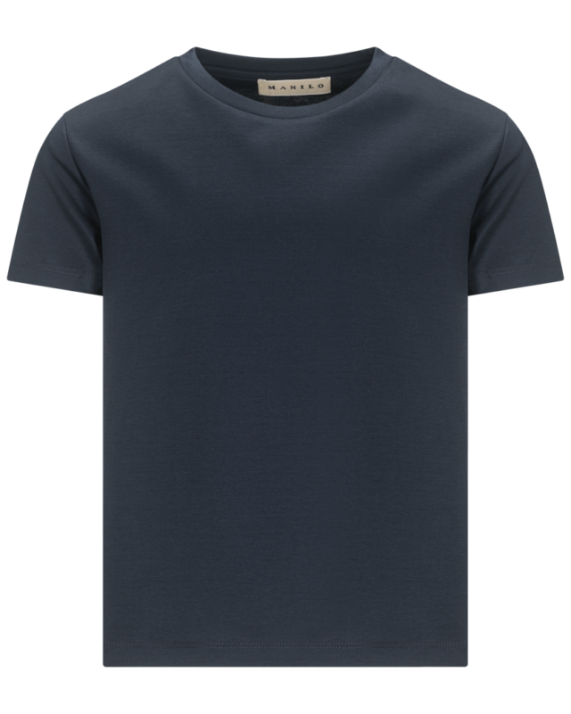 Manilo Kids - Premium Double mercerized T-shirt - Navy