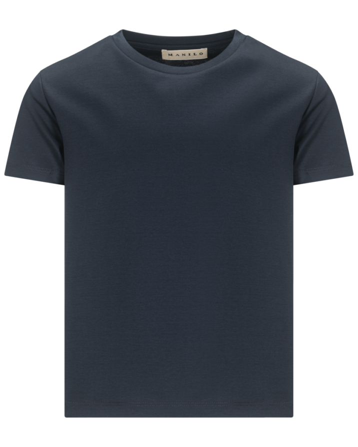Manilo Kids - Premium Double mercerized T-shirt - Navy
