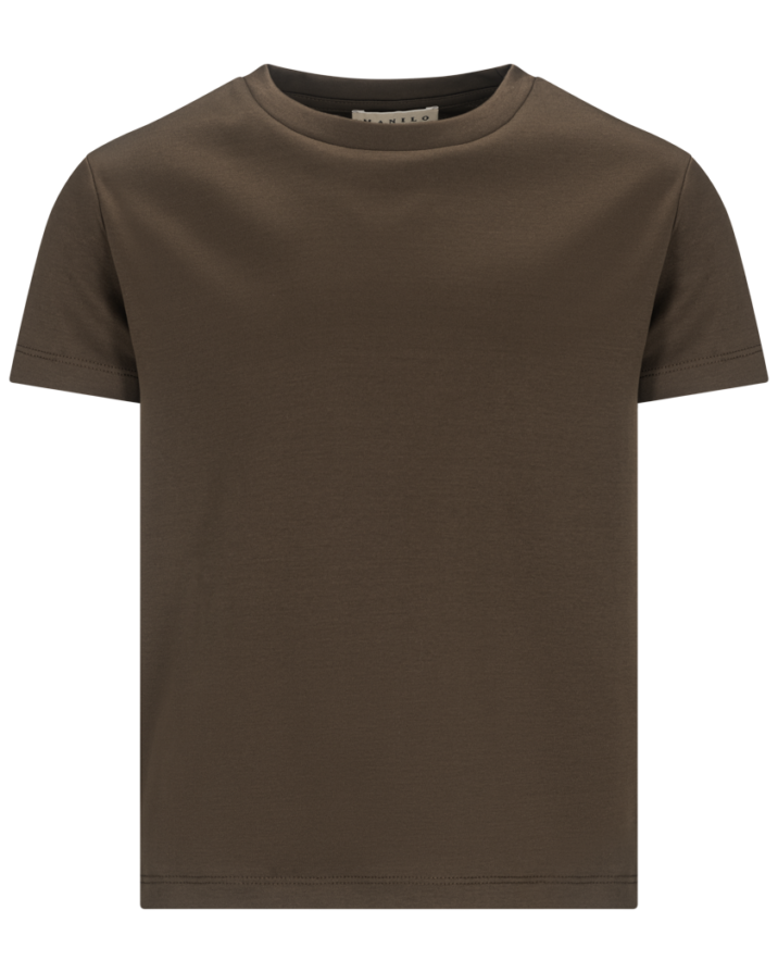 Manilo Kids - Premium Double mercerized T-shirt - Coffee