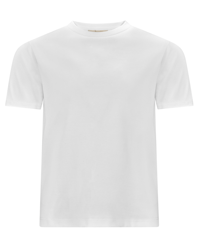Manilo Kids - Premium Double mercerized T-shirt - White