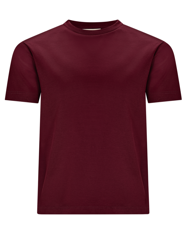 Manilo Kids - Premium Double mercerized T-shirt - Burgundy